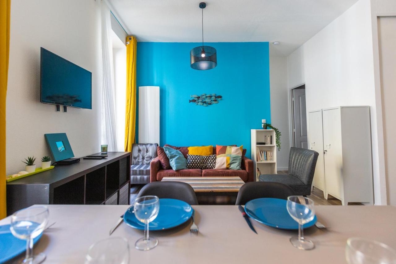 Appartement Bleu Caraibes T4 Proche Gare Et Vieux Port Marsilia Exterior foto