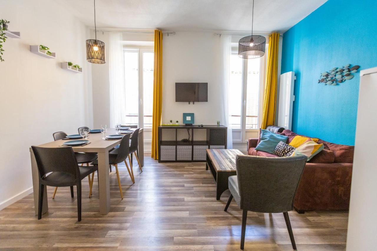 Appartement Bleu Caraibes T4 Proche Gare Et Vieux Port Marsilia Exterior foto